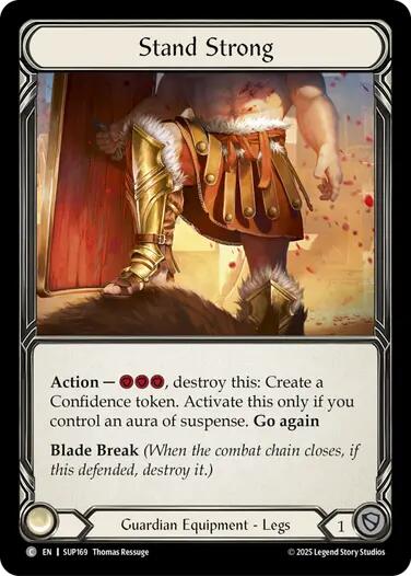 Stand Strong (Cold Foil) [SUP169] (Super Slam)  Cold Foil | Pegasus Games WI