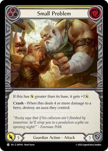 Small Problem [SUP193] (Super Slam)  Rainbow Foil | Pegasus Games WI