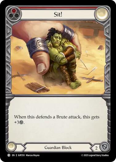 Sit! [SUP210] (Super Slam) | Pegasus Games WI