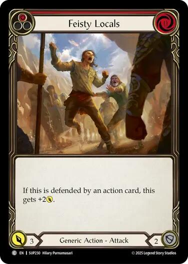 Feisty Locals (Red) [SUP230] (Super Slam) | Pegasus Games WI