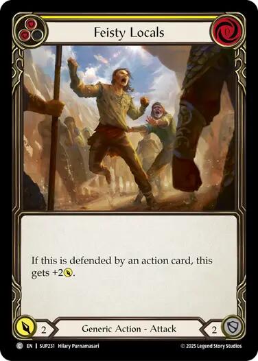 Feisty Locals (Yellow) [SUP231] (Super Slam) | Pegasus Games WI