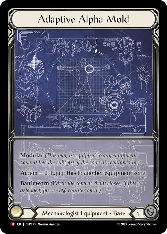 Adaptive Alpha Mold (Extended Art Cold Foil) [SUP253] (Super Slam)  Cold Foil | Pegasus Games WI