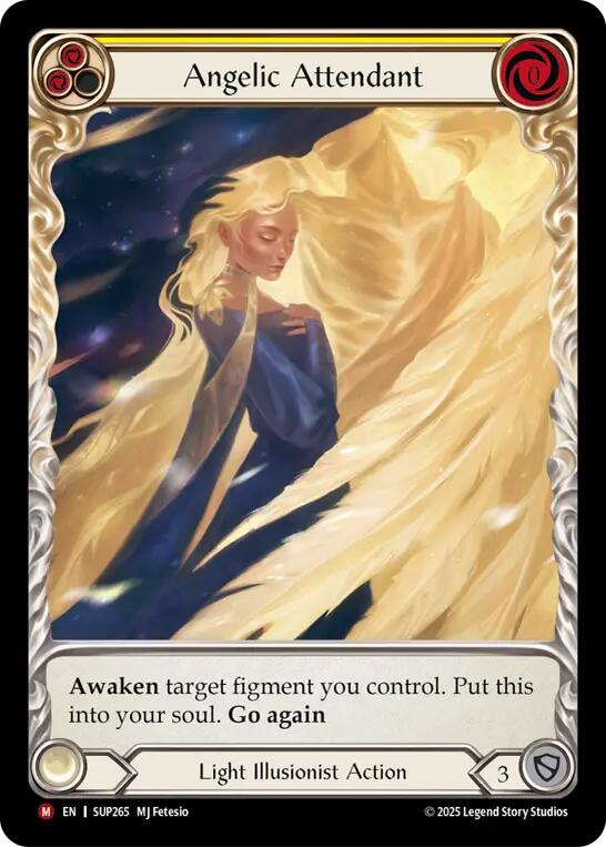 Angelic Attendant (Extended Art Cold Foil) [SUP265] (Super Slam)  Cold Foil | Pegasus Games WI