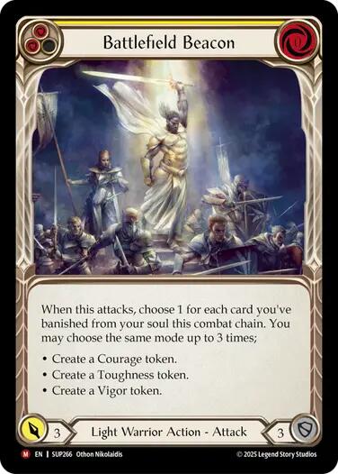 Battlefield Beacon [SUP266] (Super Slam)  Rainbow Foil | Pegasus Games WI