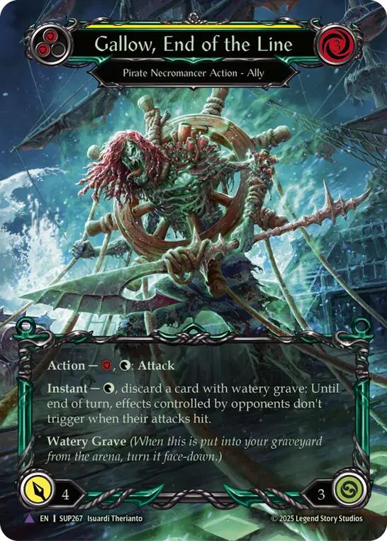 Gallow, End of the Line (Marvel Cold Foil) [SUP267] (Super Slam)  Cold Foil | Pegasus Games WI