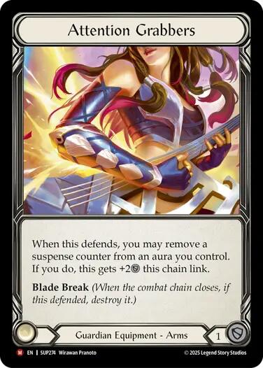 Attention Grabbers (Cold Foil) [SUP273] (Super Slam)  Cold Foil | Pegasus Games WI