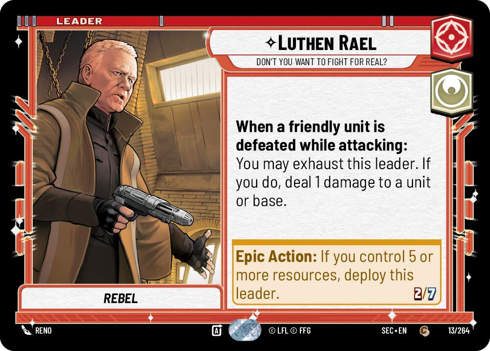 Luthen Rael (13/264) - Don't You Want To Fight For Real? (13/264) [Secrets of Power] | Pegasus Games WI