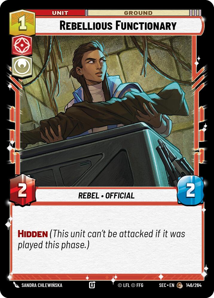 Rebellious Functionary (146/264) (146/264) [Secrets of Power] | Pegasus Games WI
