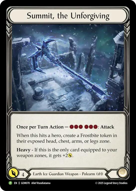 Summit, the Unforgiving [GEM070] (GEM Pack 3)  Cold Foil | Pegasus Games WI