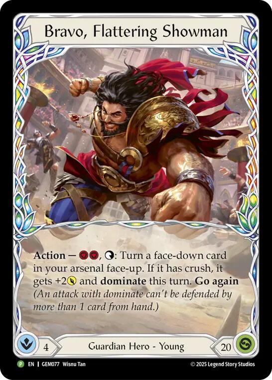 Bravo, Flattering Showman [GEM077] (GEM Pack 3) | Pegasus Games WI
