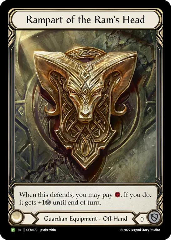 Rampart of the Ram's Head [GEM079] (GEM Pack 3)  Rainbow Foil | Pegasus Games WI