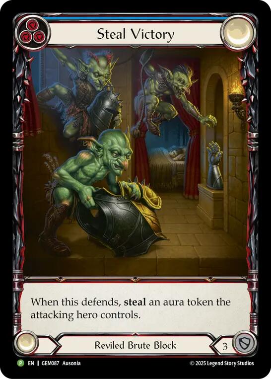 Steal Victory [GEM087] (GEM Pack 3)  Rainbow Foil | Pegasus Games WI
