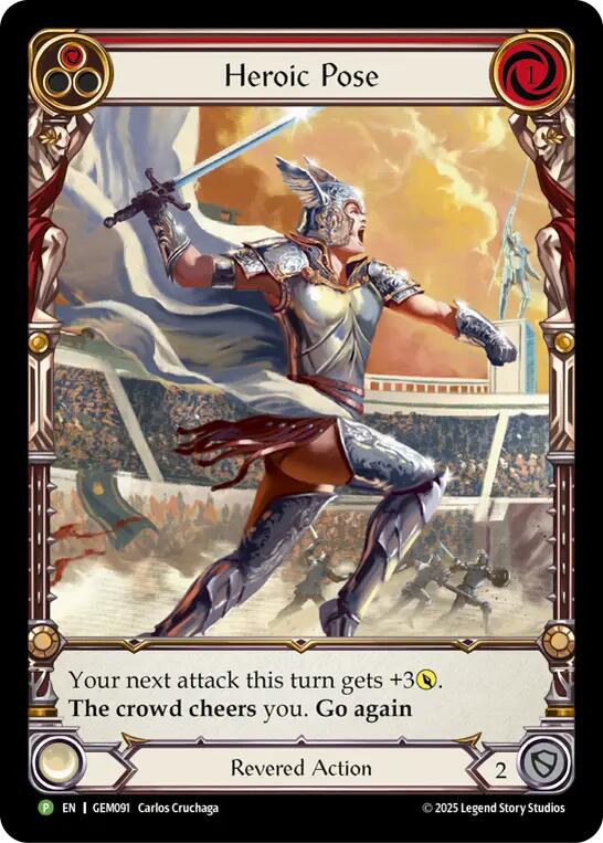 Heroic Pose [GEM091] (GEM Pack 3) | Pegasus Games WI