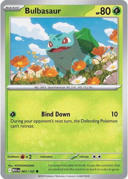 Bulbasaur (001/132) [Mega Evolutions: Base Set] | Pegasus Games WI