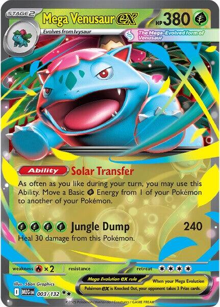 Mega Venusaur ex (003/132) [Mega Evolution: Base Set] | Pegasus Games WI