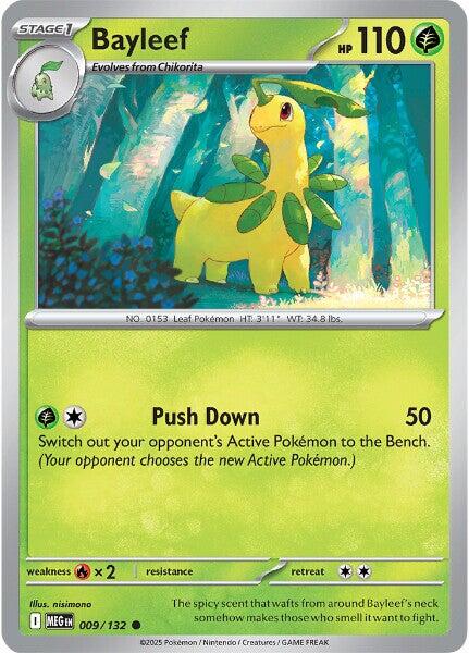 Bayleef (009/132) [Mega Evolutions: Base Set] | Pegasus Games WI