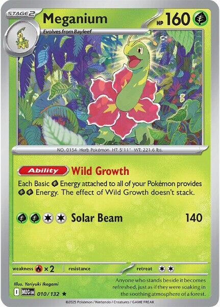 Meganium (010/132) [Mega Evolutions: Base Set] | Pegasus Games WI