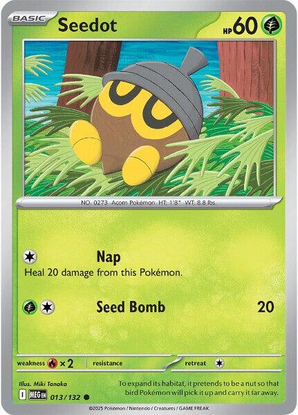 Seedot (013/132) [Mega Evolutions: Base Set] | Pegasus Games WI