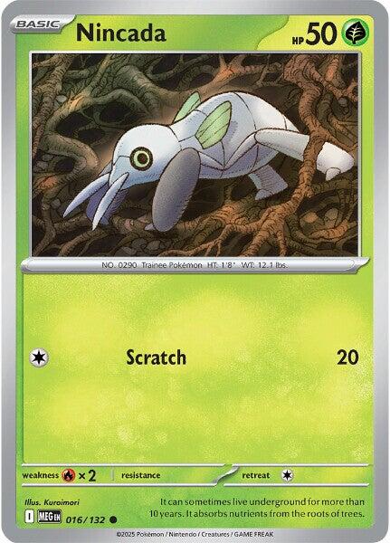 Nincada (016/132) [Mega Evolution: Base Set] | Pegasus Games WI