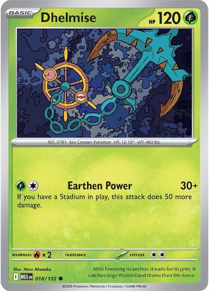 Dhelmise (018/132) [Mega Evolution: Base Set] | Pegasus Games WI