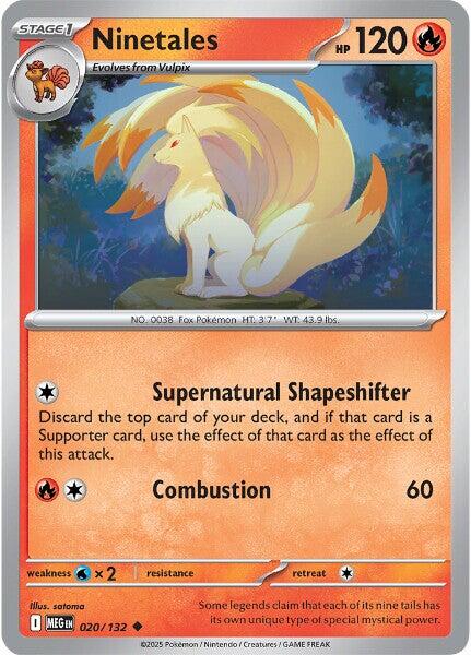Ninetales (020/132) [Mega Evolution: Base Set] | Pegasus Games WI