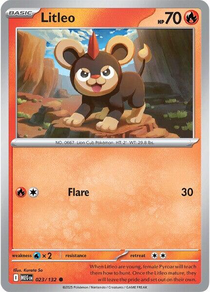 Litleo (023/132) [Mega Evolution: Base Set] | Pegasus Games WI