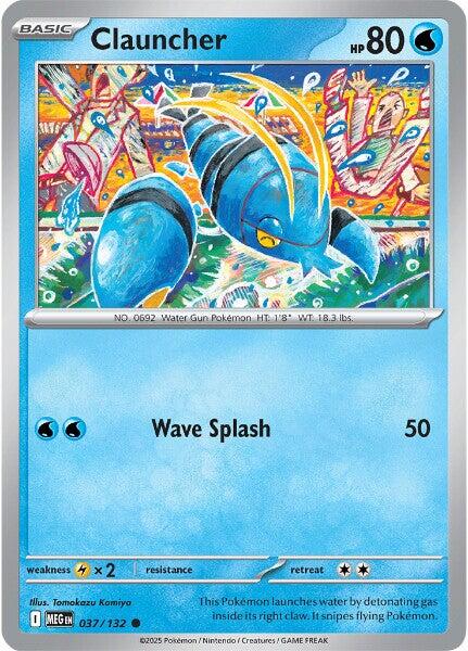 Clauncher (037/132) [Mega Evolutions: Base Set] | Pegasus Games WI