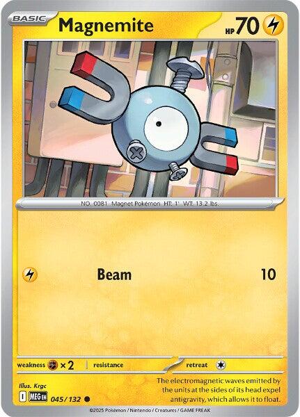 Magnemite (045/132) [Mega Evolutions: Base Set] | Pegasus Games WI