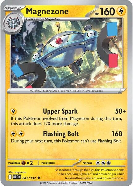 Magnezone (047/132) [Mega Evolution: Base Set] | Pegasus Games WI