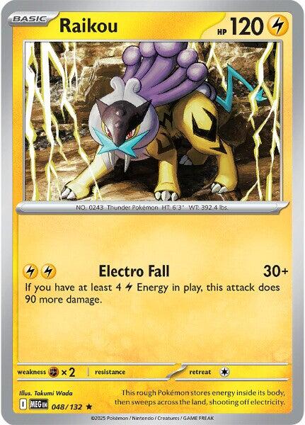 Raikou (048/132) [Mega Evolution: Base Set] | Pegasus Games WI
