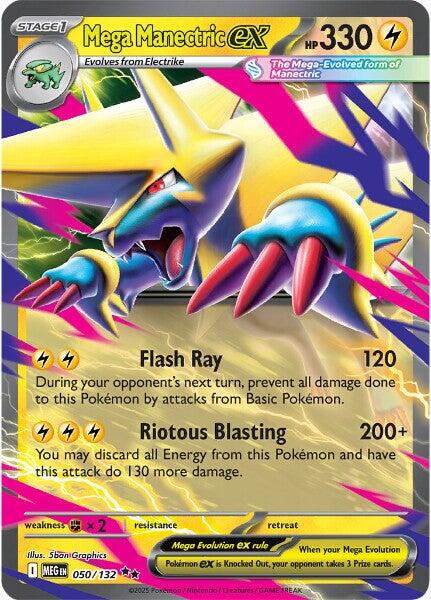 Mega Manectric ex (050/132) [Mega Evolution: Base Set] | Pegasus Games WI