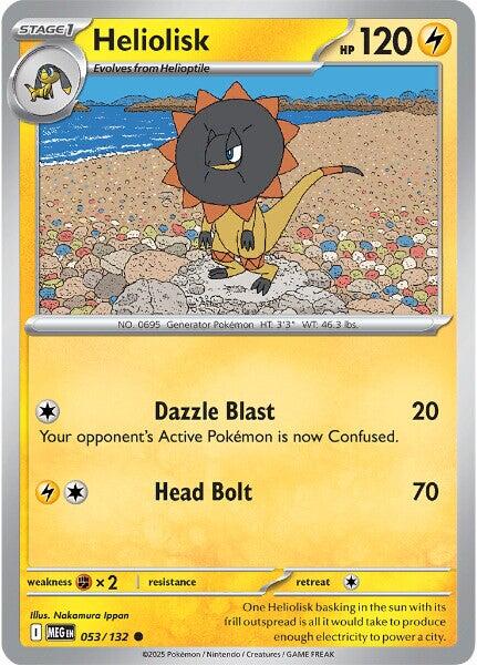 Heliolisk (053/132) [Mega Evolution: Base Set] | Pegasus Games WI