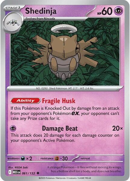Shedinja (061/132) [Mega Evolutions: Base Set] | Pegasus Games WI