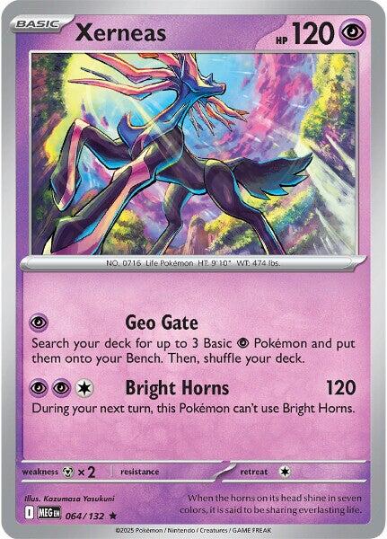Xerneas (064/132) [Mega Evolutions: Base Set] | Pegasus Games WI