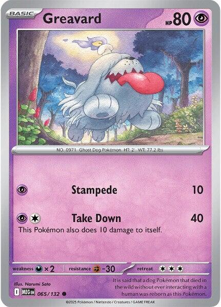 Greavard (065/132) [Mega Evolution: Base Set] | Pegasus Games WI