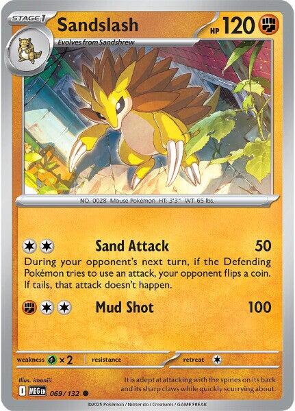 Sandslash (069/132) [Mega Evolutions: Base Set] | Pegasus Games WI