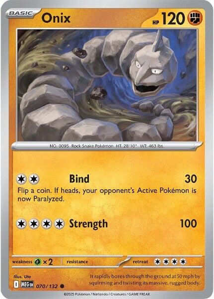 Onix (070/132) [Mega Evolution: Base Set] | Pegasus Games WI