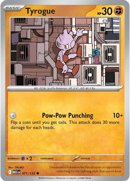 Tyrogue (071/132) [Mega Evolution: Base Set] | Pegasus Games WI