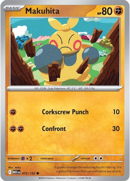 Makuhita (072/132) [Mega Evolution: Base Set] | Pegasus Games WI
