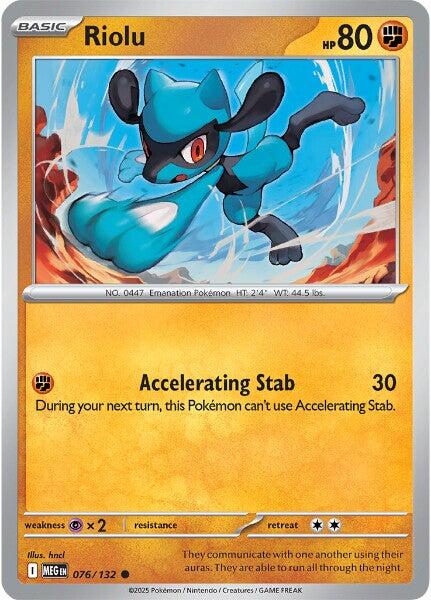Riolu (076/132) [Mega Evolutions: Base Set] | Pegasus Games WI