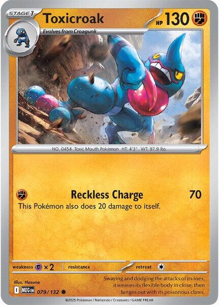 Toxicroak (079/132) [Mega Evolutions: Base Set] | Pegasus Games WI