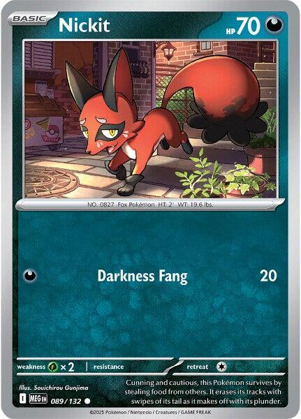Nickit (089/132) [Mega Evolution: Base Set] | Pegasus Games WI