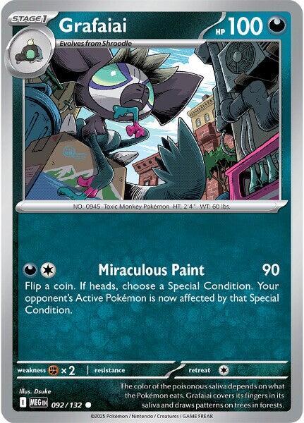 Grafaiai (092/132) [Mega Evolutions: Base Set] | Pegasus Games WI