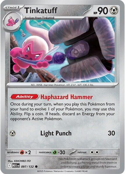 Tinkatuff (097/132) [Mega Evolution: Base Set] | Pegasus Games WI