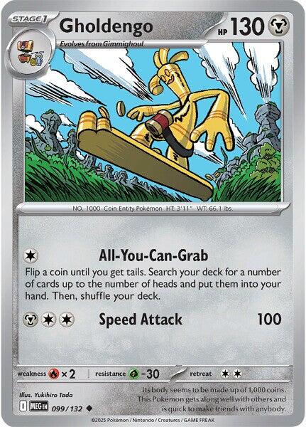 Gholdengo (099/132) [Mega Evolutions: Base Set] | Pegasus Games WI