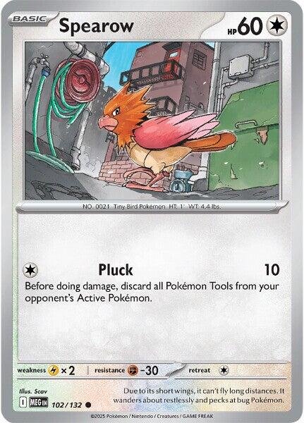 Spearow (102/132) [Mega Evolutions: Base Set] | Pegasus Games WI