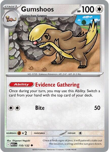 Gumshoos (110/132) [Mega Evolution: Base Set] | Pegasus Games WI