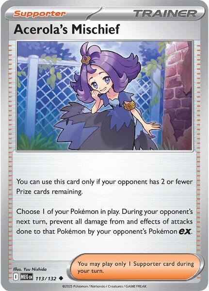 Acerola's Mischief (113/132) [Mega Evolutions: Base Set] | Pegasus Games WI