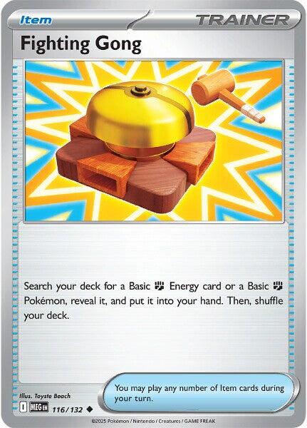 Fighting Gong (116/132) [Mega Evolutions: Base Set] | Pegasus Games WI