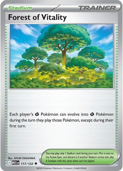 Forest of Vitality (117/132) [Mega Evolutions: Base Set] | Pegasus Games WI